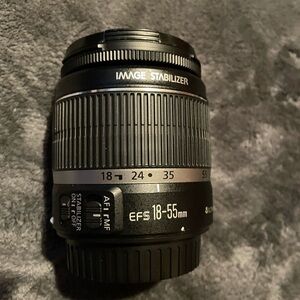 Canon EFS 18-55mm Gray and Black Lens
